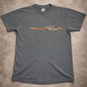 Vintage 1980s Harley-Davidson 3D Emblem T Shirt Jack's Texarkana Size Medium